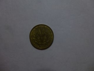 Old West African States Coin - 1969 5 Francs - Circulated photo