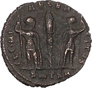 Constantius Ii Constantine The Great Son Ancient Roman Coin Standards I42609 photo