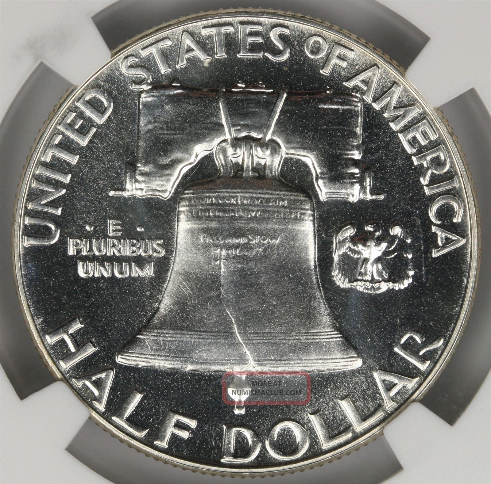 1954 Franklin Silver Half Dollar 50c Ngc Pf63