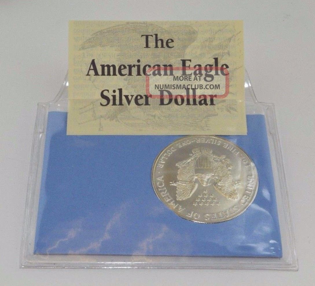 1998 American Eagle Silver Dollar 1 Oz 999 Littleton Coin Company C687 1998-american-eagle-silver-dollar-1-oz-999-littleton-coin-company-c687