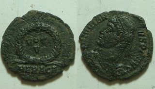 Jovian - Roman Emperor/heraclea/363 - 364ad Wreath/rare Ancient Roman Coin photo