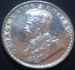 India - British 1/2 Rupee,  1936 - B In V.  F.  To X.  F.  As Per Scans. photo