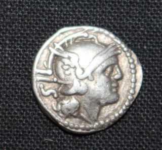 Roman Republic Scarce Silver Sestertius photo