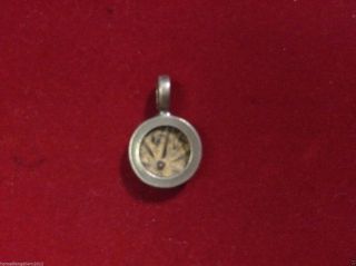 Biblical Widows Mite Coin In Pendant,  Vintage Holy Land Jewelry photo