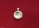 Biblical Widows Mite Coin In Sterling Silver Pendant,  Vintage Holy Land Jewelry Coins: Ancient photo 4