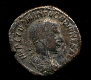 516 - Indalo - Gordian Iii.  Æ Sestertius,  239 Ad.  Aequitas photo