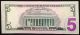 2009 $5 Five Dollar Bill,  About Uncirculated Us Currency Note,  Frb A Boston Small Size Notes photo 1