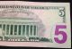 2009 $5 Five Dollar Bill,  About Uncirculated Us Currency Note,  Frb A Boston Small Size Notes photo 3