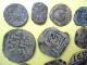 Numa Lote.  - 4.  - 10 P.  Resº Spain Pirata,  9 Botton Epoca S.  Xv - Xvii.  Felipe Iiº. Coins: Medieval photo 1