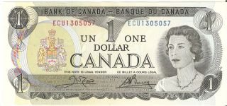 Canada Banknote 1$ 1973 Crow - Bouey - Uncirculated photo