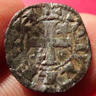 Medieval Spanish Knights Templar Cross Coin European Crusader 11 - 12th Century photo