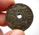 (indonesia) Javanese Small Magic Coin ' Gobog Wayang ' 18th - 19th Century Rare 05 Coins: Medieval photo 1