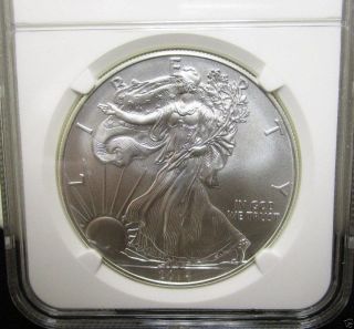 2014 Silver American Eagle - Ngc Ms 70 Uncirculated photo