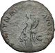 Domitian 90ad Huge Rare Ancient Roman Coin Fortuna Luck Wealth Symbol I21739 Coins: Ancient photo 1