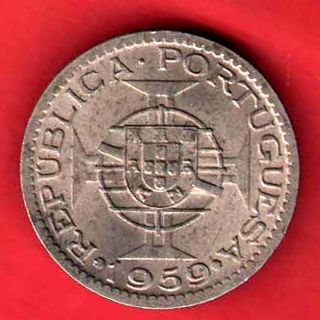 Portuguese India Goa - 1959 - Three Escudo - Rare Coin Z - 18 photo