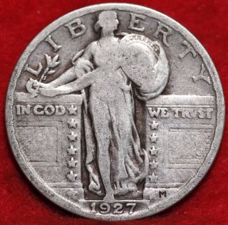1927 Philadelphia Silver Standing Liberty Quarter photo
