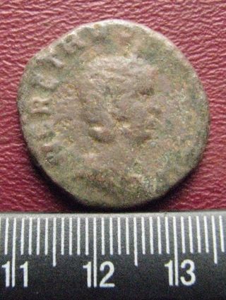 U - Id Authentic Ancient Roman Coin Large Viminacium As Roman Coin 13132 photo