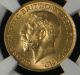 South Africa 1927 Gold Sovereign Ngc Ms - 64 Sharp Bright Lustrous Looks Better Africa photo 1
