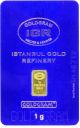 1 Gram Istanbul Gold Refinery Bar.  9999 Fine (in Assay) Bars & Rounds photo 1