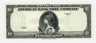 Series 1929 $10 American Bank Note Company 