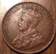 1918 Canada Large Cent King George V Very Old Penny Loook Coins: Canada photo 2