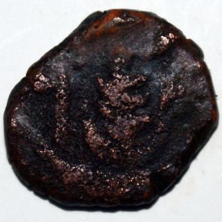 Indian Princely State Vrundavan? Copper Coin Very Rare - 5.  16 Gm photo