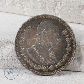 10 Silver - 1957 Mexico Mexican 1 Un Peso 15.  9g - Coin In3862 photo
