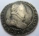 France Medieval Henry Iii Demi Franc 1578 B Rouen Rare Argent Silver Very Fine Europe photo 1