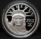 2012 - W 1oz Proof Platinum American Eagle,  (w/box &) Preamble Series Platinum photo 1