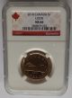 2010 Canada $1 Ngc Ms66 Loonie Dollar Red Canada Label 2nd Highest Grade Coins: Canada photo 6