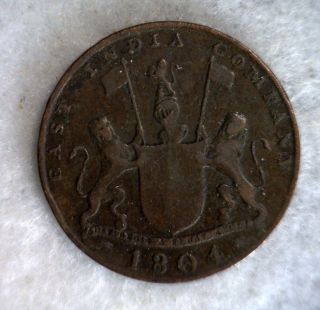 Malay Peninsula,  4 Keping 1804 East India Company,  Singapore Coin (stock 0426) photo