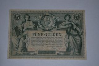 5 Gulden / Forint 1881,  Austria - Hungary photo