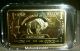 (qty1) 1 Ozfine Gold Bullion Bar 100 Mills.  999 Pure 24k American Buffalo Bison Gold photo 2