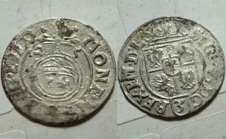 Rare Medieval Europe Silver Coin Poland 1625 Ad Sigismund Vasa 3 Polker photo