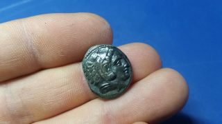 Greek Bronze Coin - Alexander The Great photo