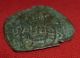 Byzantine / Trachy Ancient Bronze Cup Skifat Coin Circa 1100 Ad - 1923 - Coins: Ancient photo 3