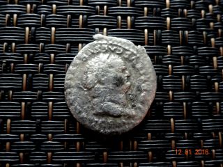 Silver Denarius Of Titus 79 - 81 Ad Ancient Roman Coin photo