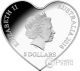 With Love Heart Shaped Silver Coin 5$ Australia 2016 Australia photo 1