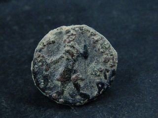 Ancient Copper Coin Gandharan/gandhara 200 Ad S6163 photo
