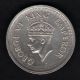 British India - 1944 - George Vi Lahore One Rupee Silver Coin Ex - Rare British photo 2