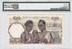 French West Africa 100 Francs 1945 - 54 (1948) Pmg 55 About Uncirculated P 40 Africa photo 1