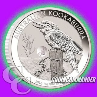 2016 Kookaburra Year Of The Monkey Privy Australian Silver Coin 1 Oz.  999 Fine photo