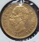 Italy 1893 20 Lire Gold King Of Italy Umberto The First Bu Uncirculated Italy, San Marino, Vatican photo 1