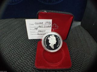 1992 Canada ¤ Proof ¤ 92.  5 Silver Dollar Uncl.  § To Canada photo