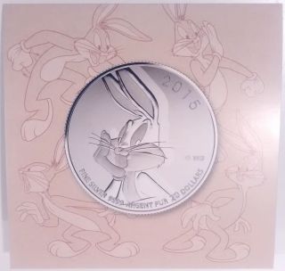$20 Pure Silver Bugs Bunny Canada Coin.  No Tax/customs Fee &w/tracking Usa/can photo