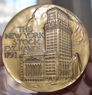 York Stock Exchange Bronze Medal 3 