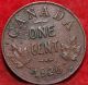 1926 Canada Small Cent Foreign Coin S/h Coins: Canada photo 1