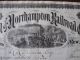 1873 Haven And Northampton Company Stock 10 Shares 465 Transportation photo 1