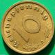 German Nazi Brass Coin 10 Rp 1939 A Germany photo 1
