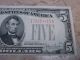 $5 1928 - F Legal Tender United States Note Red Five Dollars Au, Small Size Notes photo 3